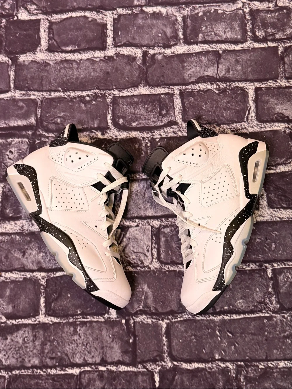 Nike air jordan retro 6 reverse Oreo sz 8.5